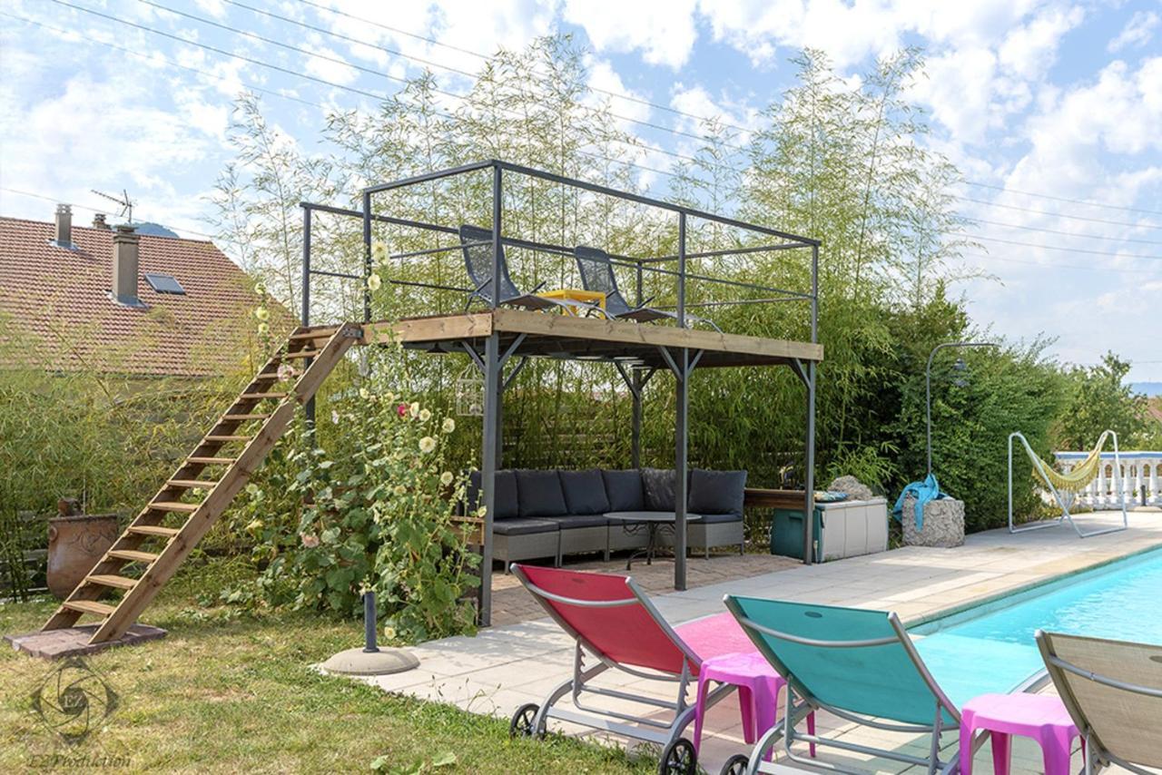 Appartement Lumineux A Voreppe Avec Piscine 外观 照片